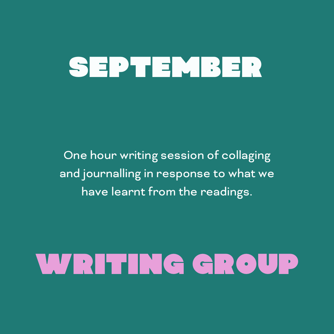 September Book Club/Writing Group Ticket