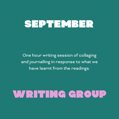 September Book Club/Writing Group Ticket