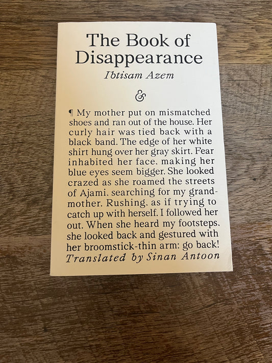 The Book of Disappearance